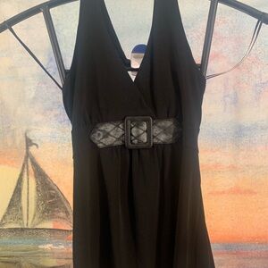 New black Guess halter top with a buckle design in front,tags on.